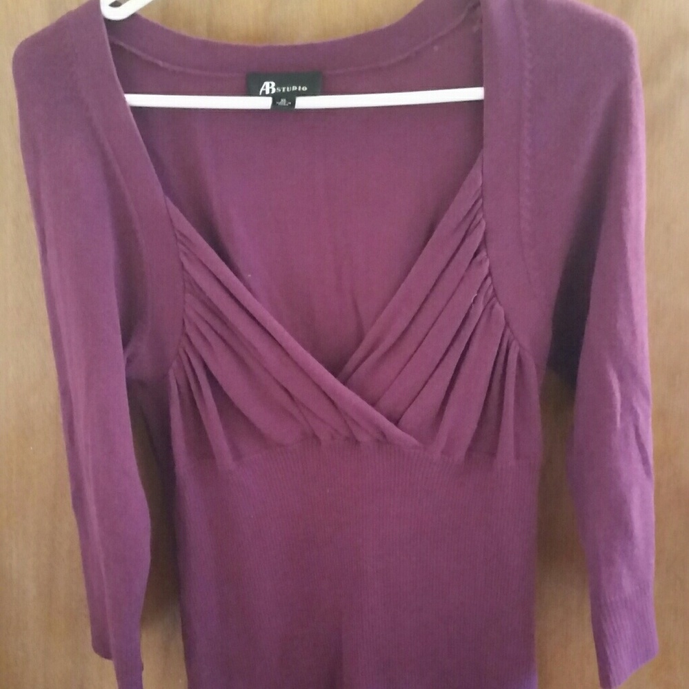 Womens sweater purple